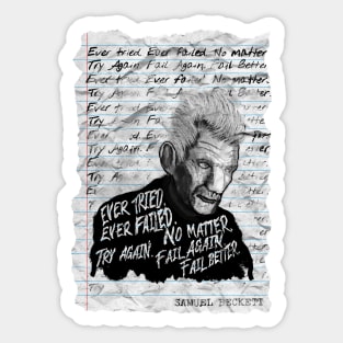 Samuel Beckett Sticker